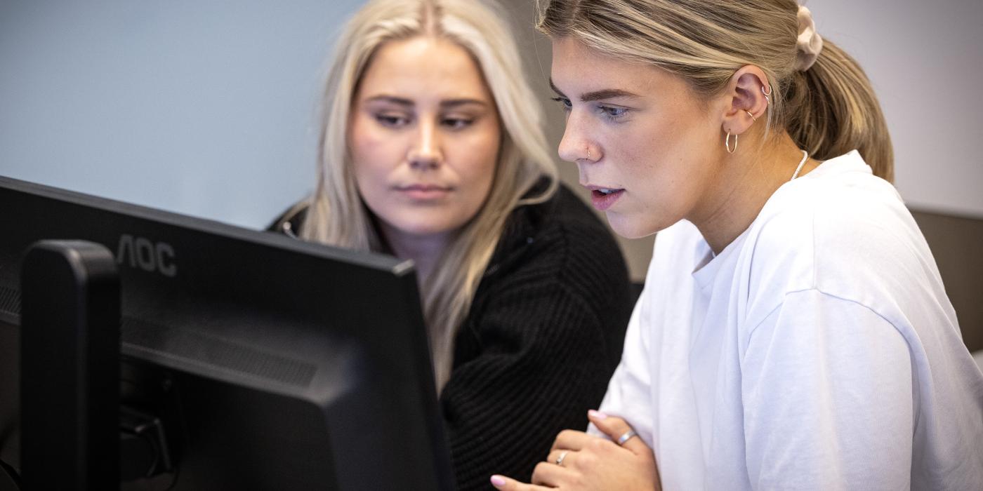 Studenter på fagskolen